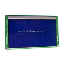 KM51104212G01 Tablero de visualización LCD azul para ascensores Kone
